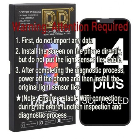 Apple iPhone 14 Plus Lcd+Touch Screen Black Diagnostic SOFT OLED DD