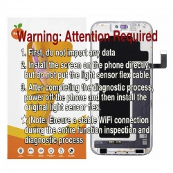 Apple iPhone 17 Pro Lcd+Touch Screen Black Diagnostic SOFT OLED RJ