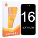 Apple iPhone 16 Lcd+Touch Screen Black SOFT OLED RJ