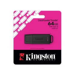 Kingston 64GB USB 3.2 Gen1 Pendrive G2 Exodia Black