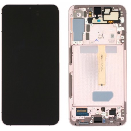 Samsung Galaxy S22 Plus 5G Lcd+Touch Screen+Frame Pink Gold ORIGINAL