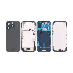 Apple iPhone 16 Pro Full Housing All Parts(Vibra/NFC/Charging Connector/Power/Volume/Wifi/Flash Flex/Sim Tray)Black GRADE A