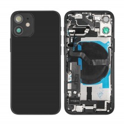 Apple iPhone 12 Mini Full Housing All Parts(Vibra/NFC/Charging Connector/Power/Volume/Wifi/Flash Flex/Sim Tray)Black GRADE A