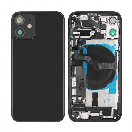 Apple iPhone 12 Mini Full Housing All Parts(Vibra/NFC/Charging Connector/Power/Volume/Wifi/Flash Flex/Sim Tray)Black GRADE A