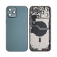 Apple iPhone 12 Pro Max Full Housing All Parts(Vibra/NFC/Charging Connector/Power/Volume/Flash Flex/Sim Tray) Blue GRADE A