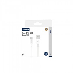Jellico B1 Usb/Usb C DataCable 3.1A 1m White