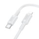 Borofone BX111 Feliz PD Usb-C/Lightning DataCable 27W 1m White