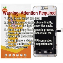 Apple iPhone 15 Pro Max Lcd+Touch Screen Black Diagnostic SOFT OLED RJ