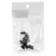 Silicone Anti Dust Plug Lightning Black 10pcs
