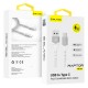 Blavec Raptor Braided CRA-UC6WS10 PD Usb/Usb-C DataCable 66W 6A 1m White