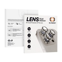 Apple iPhone 17 Pro/17Pro Max Tempered Glass for Camera Lens Silver 3D Protect 3pcs