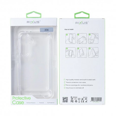 Samsung Galaxy A56 5G/A57 5G Rixus Anti-Burst Silicone Transparent