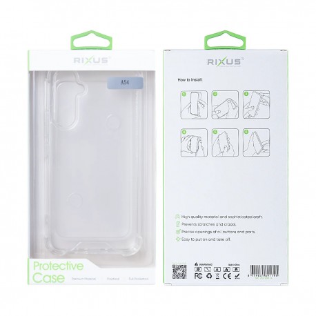 Samsung Galaxy A54 5G Rixus Anti-Burst Silicone Transparent