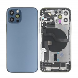 Apple iPhone 12 Pro Full Housing All Parts(Vibra/NFC/Charging Connector/Power/Volume/Flash Flex/Sim Tray)Blue GRADE A