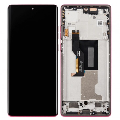 Motorola Edge 50 Fusion Lcd+Touch Screen+Frame Hot Pink Refurbished ORIGINAL