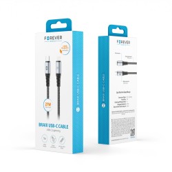 Forever Braix Usb-C/Lightning DataCable 1m 27W Black