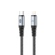 Forever Braix Usb-C/Lightning DataCable 1m 27W Black