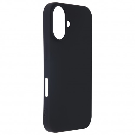 Apple iPhone 16 Satin Flex Silicone Black