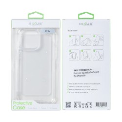 Apple iPhone 15 Rixus Anti-Burst Silicone Transparent