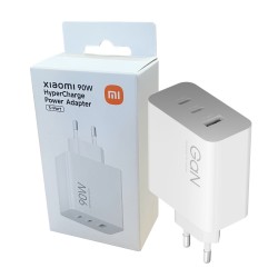 Xiaomi MDY-19-EK 90W Wall Adapter HyperCharger Triple 2USB-C+1USB-A White ORIGINAL BLISTER