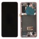 Samsung Galaxy S21 5G Lcd+Touch Screen+Frame (No Front Camera) Violet ORIGINAL Renewed