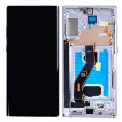 Samsung Galaxy Note 10 Plus Lcd+Touch+Frame Aura White GRADE A SOFT OLED