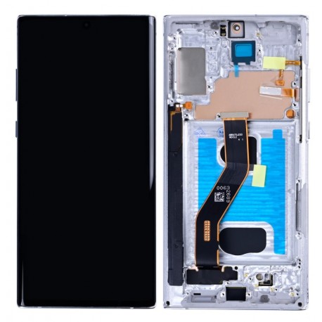 Samsung Galaxy Note 10 Plus Lcd+Touch+Frame Aura White GRADE A SOFT OLED