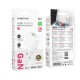 Borofone BN29 Fuente Usb+Usb-C Wall Adapter Charger PD QC3.0 30W+Usb-C/Lightning Cable White