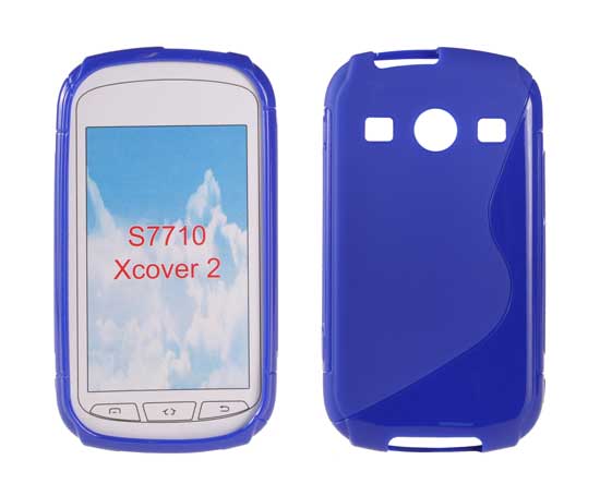 Silicone S-Line Samsung S7710 Galaxy Xcover 2 blue