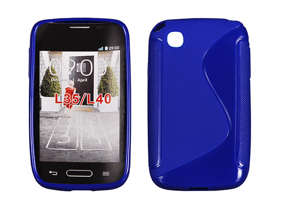 Silicone S-Line LG L40 blue