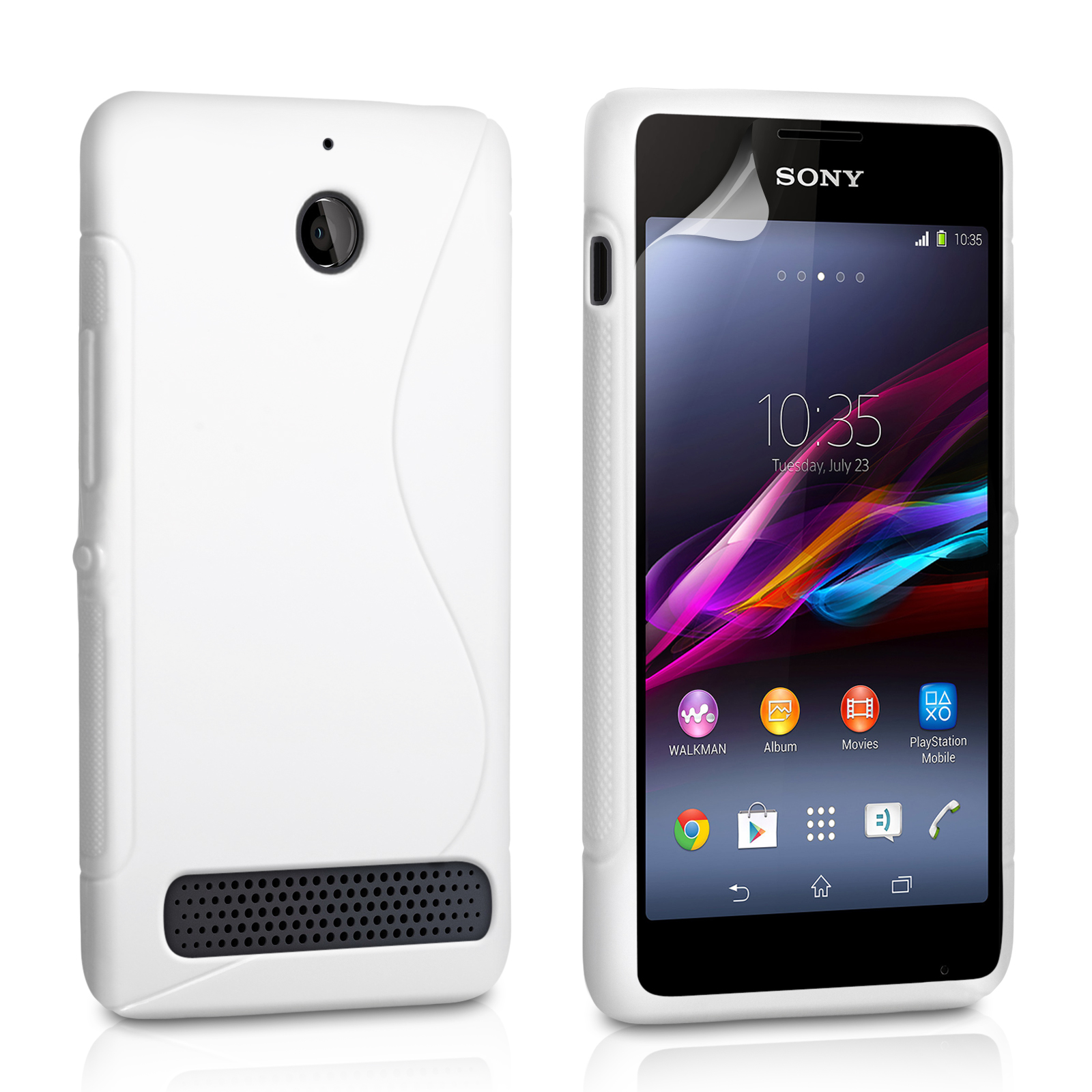 Silicone S-Line Sony Xperia E3 white