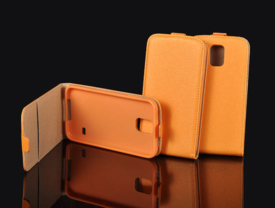 Slim Flip Case Samsung Galaxy S5 Mini/SM-G800F orange
