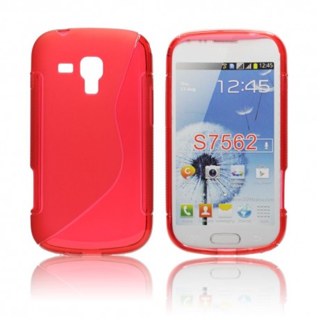 Samsung S7562 Galaxy S Duos S-Line Silicone red
