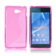 Silicone S-Line Sony Xperia M2 pink