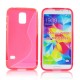 Samsung Galaxy S5 Mini/SM-G800F S-Line Silicone red