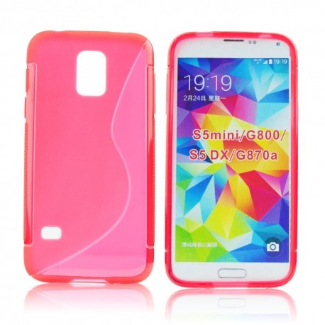 Samsung Galaxy S5 Mini/SM-G800F S-Line Silicone red
