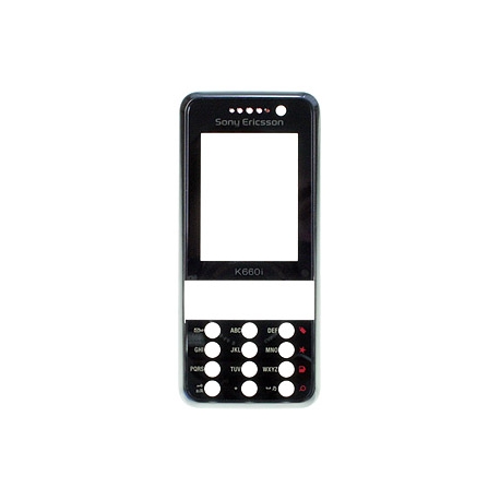 Sony Ericsson K660 Front Cover wine on black ORIGINAL