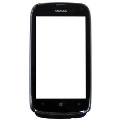Nokia Lumia 610 FrontCover+Touch Screen black ORIGINAL