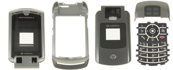 Motorola V3x Vodafone Cover grey ORIGINAL SWAP