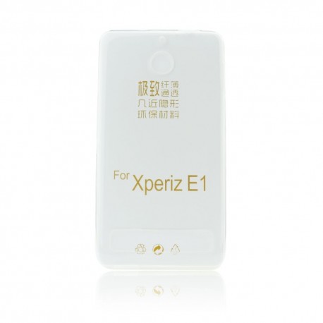 Silicone Ultra Slim 0.3mm Sony Xperia E1 transparent