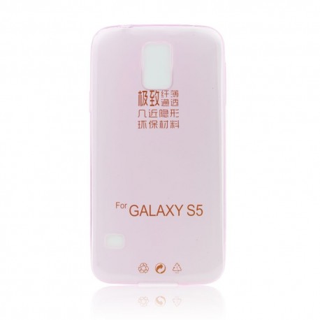 Silicone Ultra Slim 0.3mm Samsung Galaxy S5/G900 pink