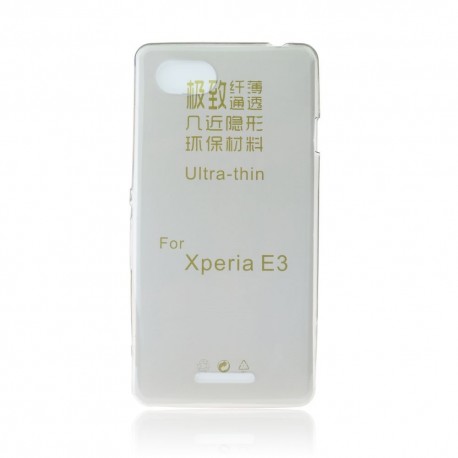 Sony Xperia E3 Ultra Slim 0.3mm Silicone black