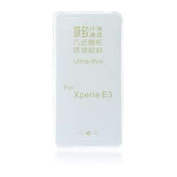 Sony Xperia E3 Ultra Slim 0.3mm Silicone transparent