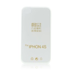 iPhone 4S/4 Ultra Slim 0.3mm Silicone transparent
