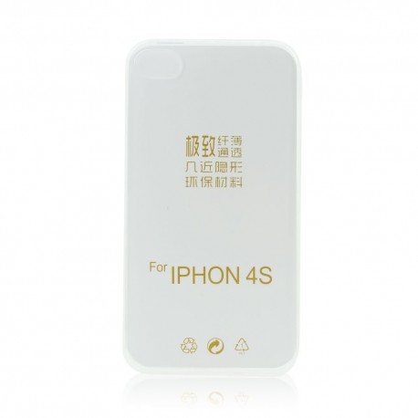 iPhone 4S/4 Ultra Slim 0.3mm Silicone transparent