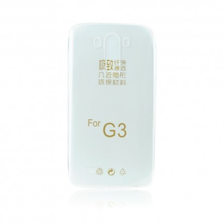 LG G3/D855 Ultra Slim 0.3mm Silicone transparent