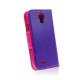 Etui Portefeuille Case Samsung i9500 violet