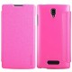 Microsoft Lumia 435 Nillkin Sparkle Folio Case pink