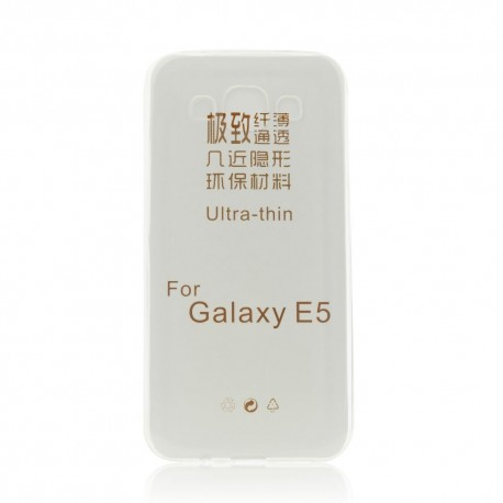Samsung Galaxy E5 Ultra Slim 0.3mm Silicone Transparent