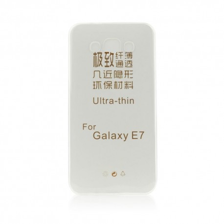 Samsung Galaxy E7/E700 Ultra Slim 0.3mm Silicone Transparent